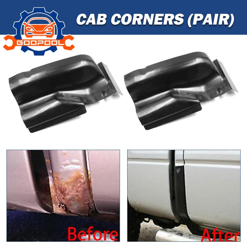 Goopool Pickup Truck Cab Corners Compatible with 2009 2010 2011 2012 2013 2014 F150 Crew Cab Corner 4 Door 2 Pcs - Image 3